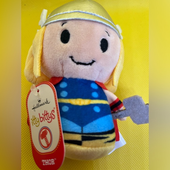 Hallmark Itty Bittys Collection Plush Thor Marvel Doll - Picture 1 of 1